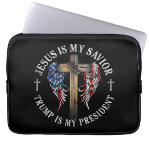 Funda Para Portátil Jesús Es Mi Salvador Trump Es Mi Presidente 2024 E