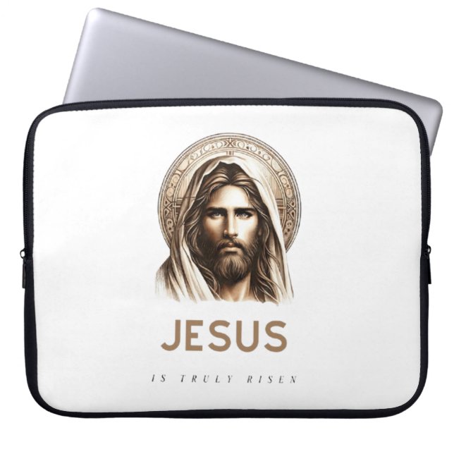 Funda Para Portátil ¡Jesús ha resucitado de verdad! (Frente)