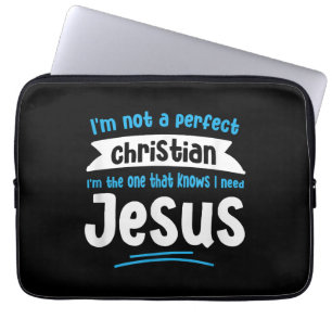 Funda Para Portátil Jesús Hombres Mujeres Niños Divertidos Biblias Cri