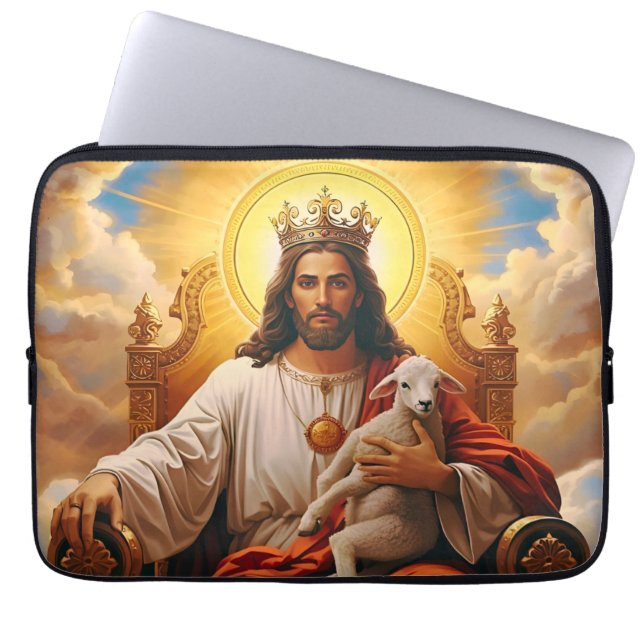 Funda Para Portátil Jesus in Kingdom of Heaven Electronics/Laptop Bag (Frente)