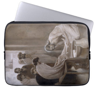 Funda Para Portátil Jesús lavando los pies de sus discípulos