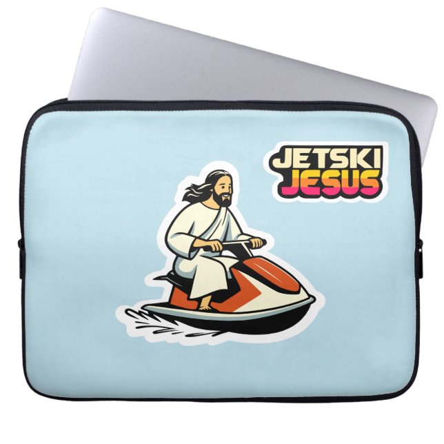 Funda Para Portátil Jetski Jesus (Frente)