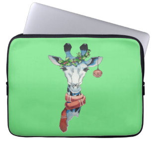 Funda Para Portátil Jirafa de la nieve