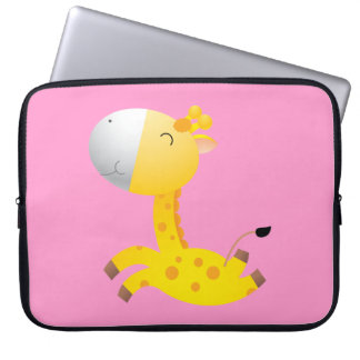 Funda Para Portátil Jirafa linda del dibujo animado