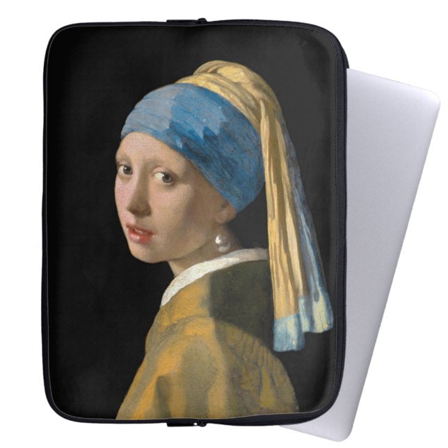Funda Para Portátil Johannes Vermeer, Chica de Pearl Earring (Subido por el creador)
