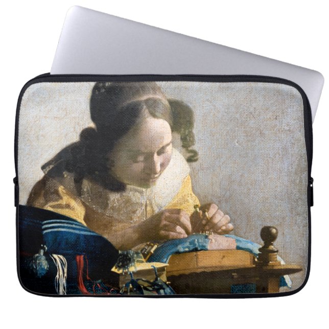 Funda Para Portátil Johannes Vermeer - El Lacemaker (Frente)