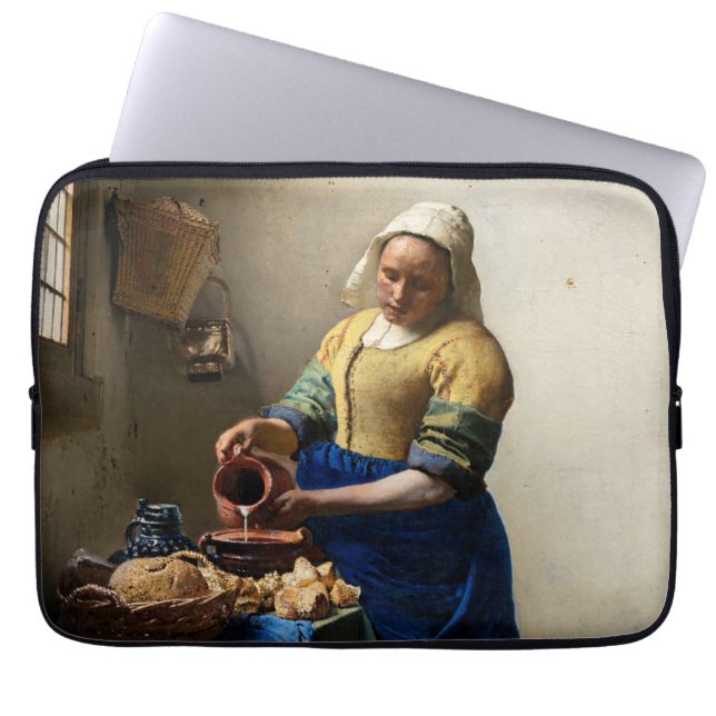Funda Para Portátil Johannes Vermeer - La Milkmaid (Frente)