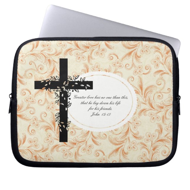 Funda para portatil John 15:13 o portaequipajes pa (Frente)
