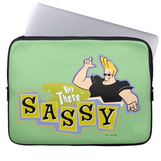 Funda Para Portátil Johnny Bravo - Hey There Sassy (Frente)