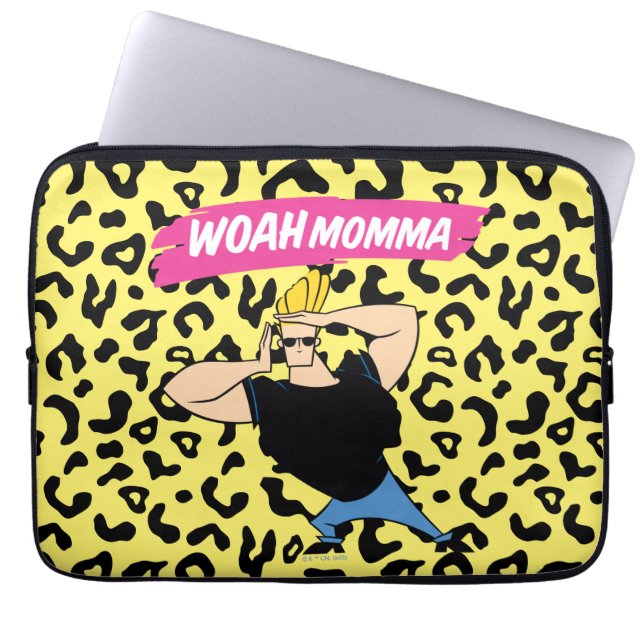 Funda Para Portátil Johnny Bravo - Woah Momma (Frente)