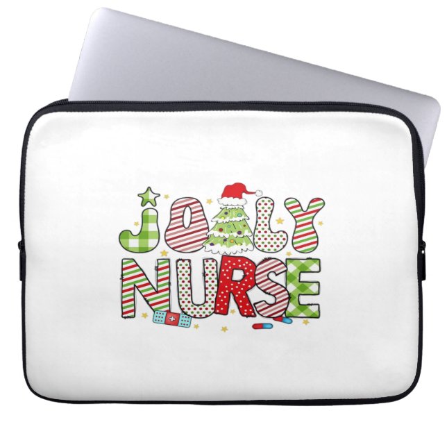 Funda Para Portátil Jolly Nurse, camiseta clásica de Halloween (Frente)