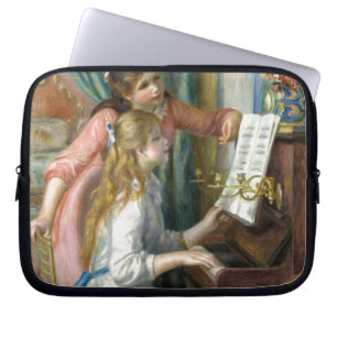 Funda Para Portátil Jóvenes Chicas en Piano - Pierre Renoir