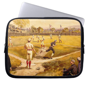 Funda Para Portátil Juego de béisbol del vintage
