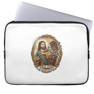 Funda Para Portátil Juego de Jenga de fiesta estrellándose de Jesús Hu