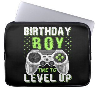 Funda Para Portátil Juego de video Level Up Birday Boy