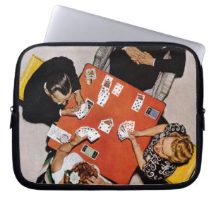 Funda Para Portátil Juego del puente de Norman Rockwell