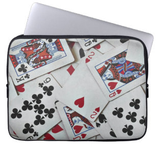 Funda Para Portátil Juegos de cartas de póquer Reina Rey