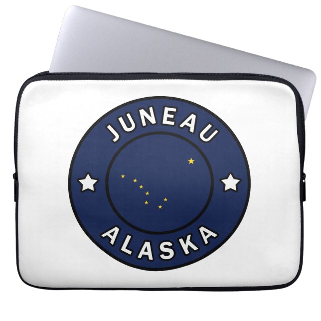 Funda Para Portátil Juneau Alaska (Frente)