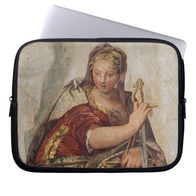 Funda Para Portátil Justicia, de las paredes de la sacristía (fresco) (Frente)