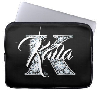 Funda Para Portátil K Faux Diamond Laptop Sleeve
