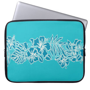 Funda Para Portátil Kalaheo Hawaiano Hibiscus Tapa Laptop Wetsuit Bag