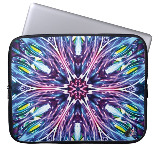 Funda para portátil Kaleidoscope de Estrella Norte (Frente)