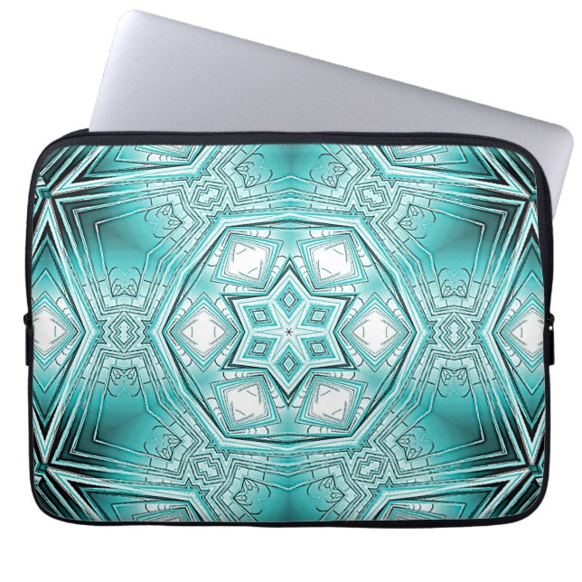 Funda Para Portátil Kaleidoscopio Ártico (Frente)