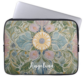 Funda Para Portátil Kaleidoscopio floral personalizado