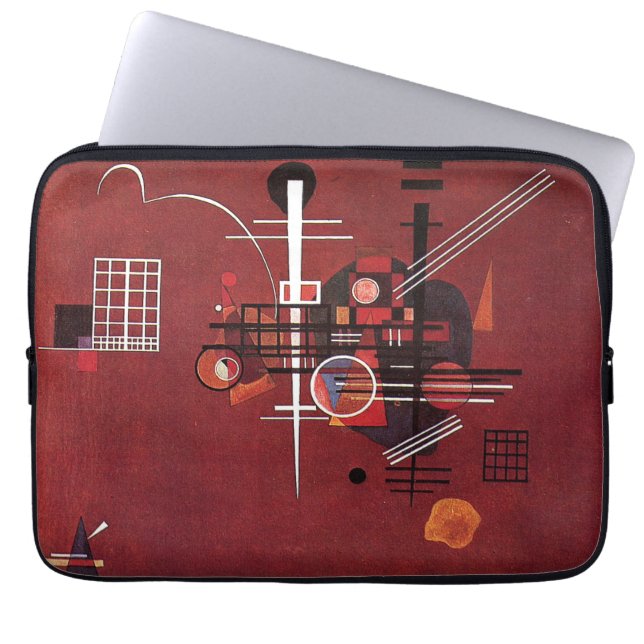 Funda Para Portátil Kandinsky - Rojo aburrido (Frente)