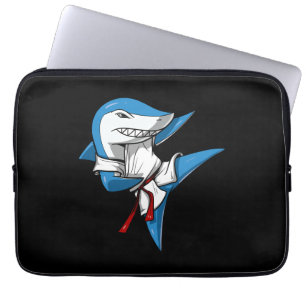 Funda Para Portátil Karate de tiburón