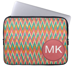 Funda Para Portátil Kat Zigzag Diseño Colores de especias