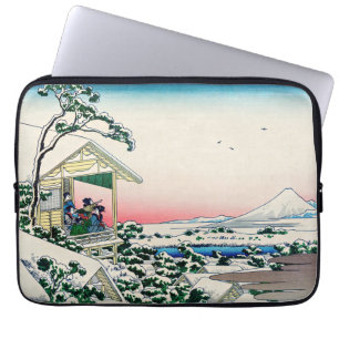 Funda Para Portátil Katsushika Hokusai - Casa de té en Koishikawa