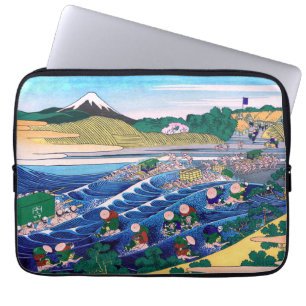Funda Para Portátil Katsushika Hokusai - Fuji de Kanaya en Tokaido