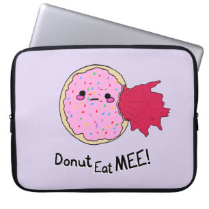 Funda Para Portátil Kawaii Jam Donut Cómeme