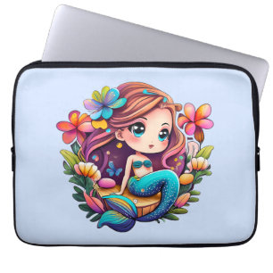 Funda Para Portátil Kawaii Mermaid