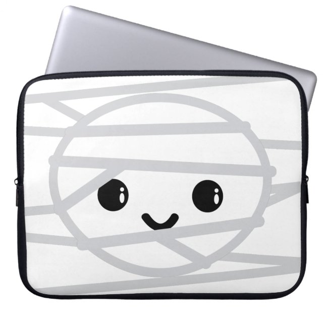 Funda Para Portátil Kawaii Mummy Laptop Sleeve (Frente)