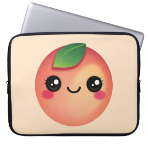 Funda Para Portátil Kawaii Peach Laptop Sleeve