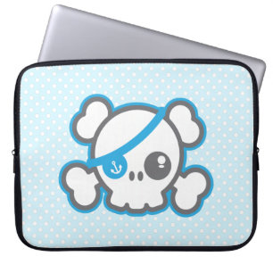 Funda Para Portátil Kawaii Pirate Skull Portátil Sleeve