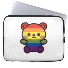 Funda Para Portátil Kawaii Rainbow Teddy - Una elegante fiesta del org