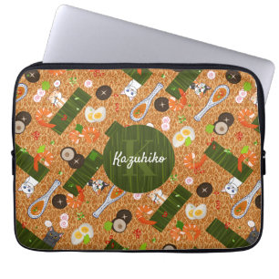 Funda Para Portátil Kawaii Ramen Cats