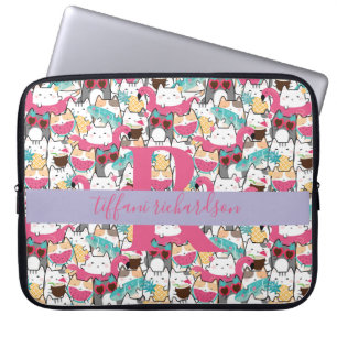 Funda Para Portátil Kawaii Summer Cute Kitty Gats