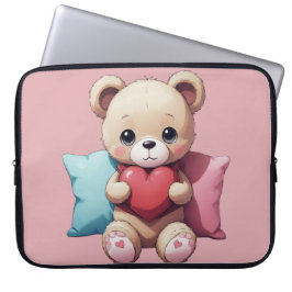 Funda Para Portátil Kawaii Teddy Bear