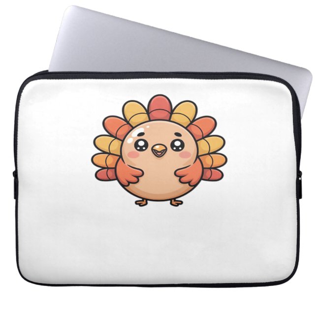 Funda Para Portátil kawaii thanksintert turkey Classic T-Shirt (Frente)