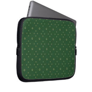 Funda Para Portátil Kelly Green   Zinnia Dorada Sol