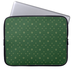 Funda Para Portátil Kelly Verde   Zinnia Dorada Sol