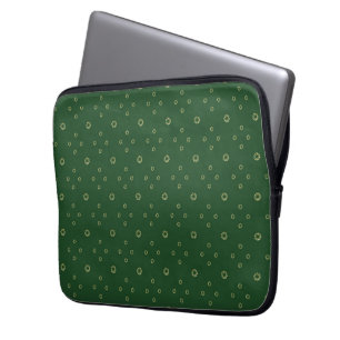 Funda Para Portátil Kelly Verde Zinnia Dorada Sol