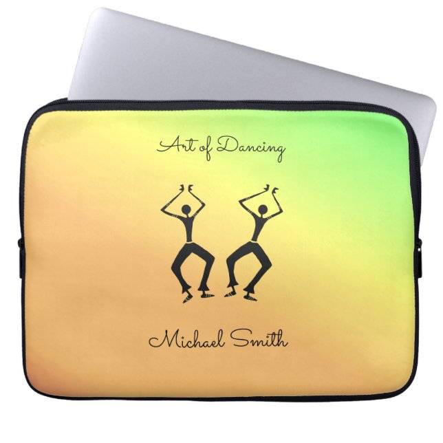 Funda Para Portátil Kenia, arte africano, impresionantes bailarinas (Frente)