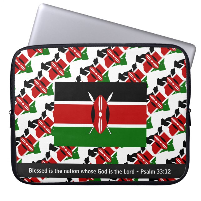 Funda Para Portátil KENYA Blessed Nation Christian Laptop (Frente)