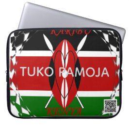 Funda Para Portátil Kenya Heritage Tuko Pamoja Pulling together Tech