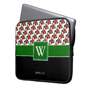 Funda Para Portátil KENYA Monograma Portátil VERDE cristiano